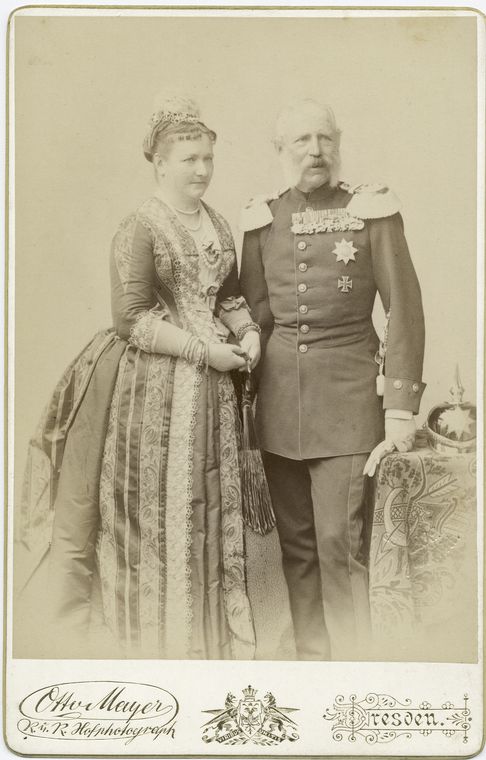 King Albert And Queen Carola of Saxony.